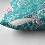 Australia Hereditary Cancer Awareness Pillow Cover Aboriginal Butterflies - Aussie Hoodie