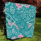Australia Hereditary Cancer Awareness Quilt Aboriginal Butterflies - Aussie Hoodie