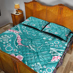 Australia Hereditary Cancer Awareness Quilt Bed Set Aboriginal Butterflies - Aussie Hoodie