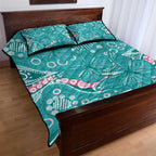 Australia Hereditary Cancer Awareness Quilt Bed Set Aboriginal Butterflies - Aussie Hoodie
