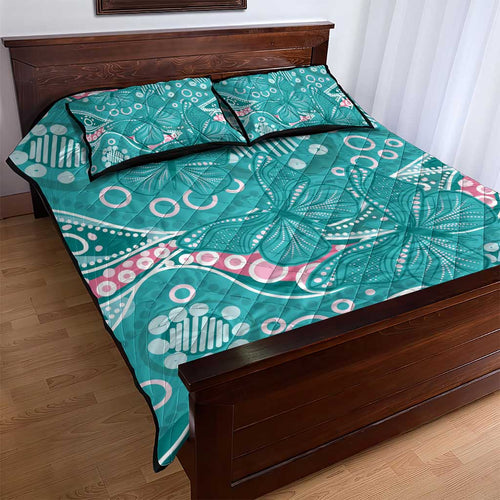 Australia Hereditary Cancer Awareness Quilt Bed Set Aboriginal Butterflies - Aussie Hoodie