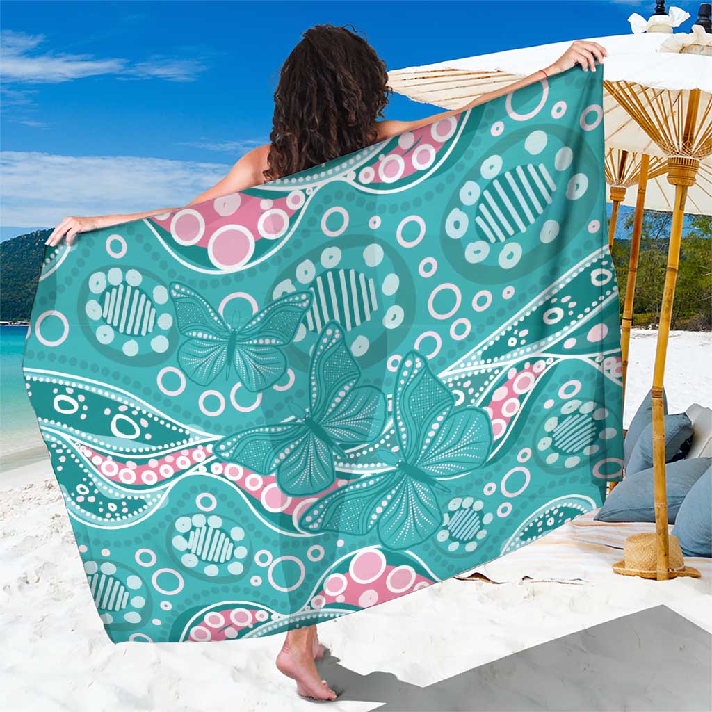 Australia Hereditary Cancer Awareness Sarong Aboriginal Butterflies - Aussie Hoodie