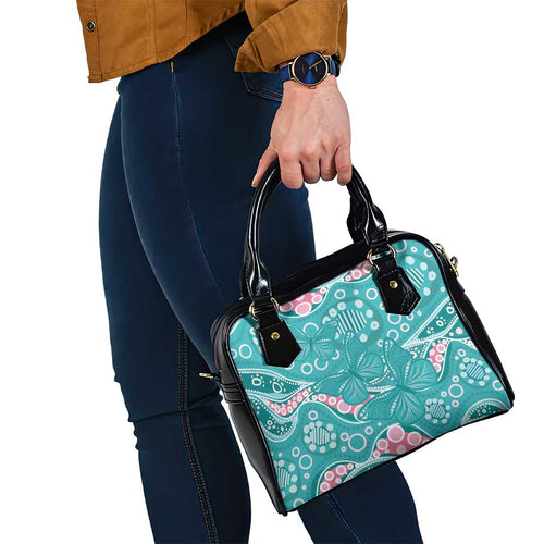 Australia Hereditary Cancer Awareness Shoulder Handbag Aboriginal Butterflies - Aussie Hoodie