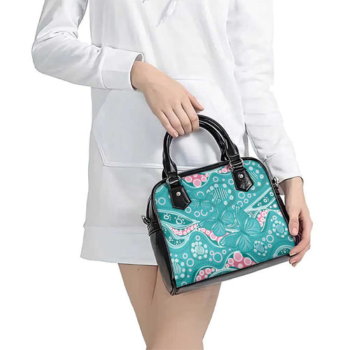 Australia Hereditary Cancer Awareness Shoulder Handbag Aboriginal Butterflies - Aussie Hoodie