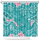 Australia Hereditary Cancer Awareness Shower Curtain Aboriginal Butterflies - Aussie Hoodie