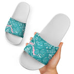 Australia Hereditary Cancer Awareness Slide Sandals Aboriginal Butterflies - Aussie Hoodie