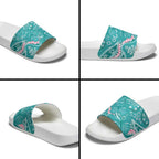 Australia Hereditary Cancer Awareness Slide Sandals Aboriginal Butterflies - Aussie Hoodie