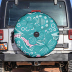 Australia Hereditary Cancer Awareness Spare Tire Cover Aboriginal Butterflies - Aussie Hoodie
