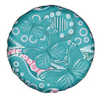 Australia Hereditary Cancer Awareness Spare Tire Cover Aboriginal Butterflies - Aussie Hoodie