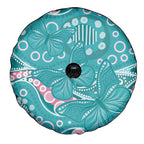 Australia Hereditary Cancer Awareness Spare Tire Cover Aboriginal Butterflies - Aussie Hoodie