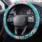 Australia Hereditary Cancer Awareness Steering Wheel Cover Aboriginal Butterflies - Aussie Hoodie