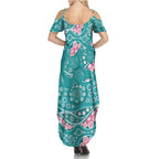 Australia Hereditary Cancer Awareness Summer Maxi Dress Aboriginal Butterflies - Aussie Hoodie