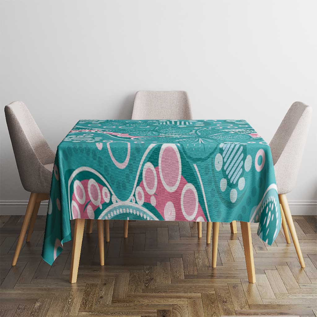 Australia Hereditary Cancer Awareness Tablecloth Aboriginal Butterflies - Aussie Hoodie