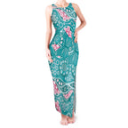 Australia Hereditary Cancer Awareness Tank Maxi Dress Aboriginal Butterflies - Aussie Hoodie