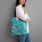 Australia Hereditary Cancer Awareness Tote Bag Aboriginal Butterflies - Aussie Hoodie