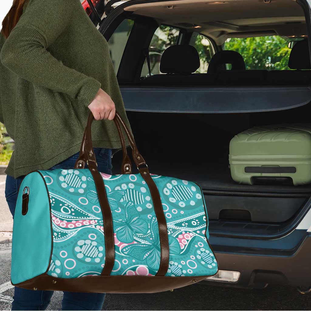 Australia Hereditary Cancer Awareness Travel Bag Aboriginal Butterflies - Aussie Hoodie