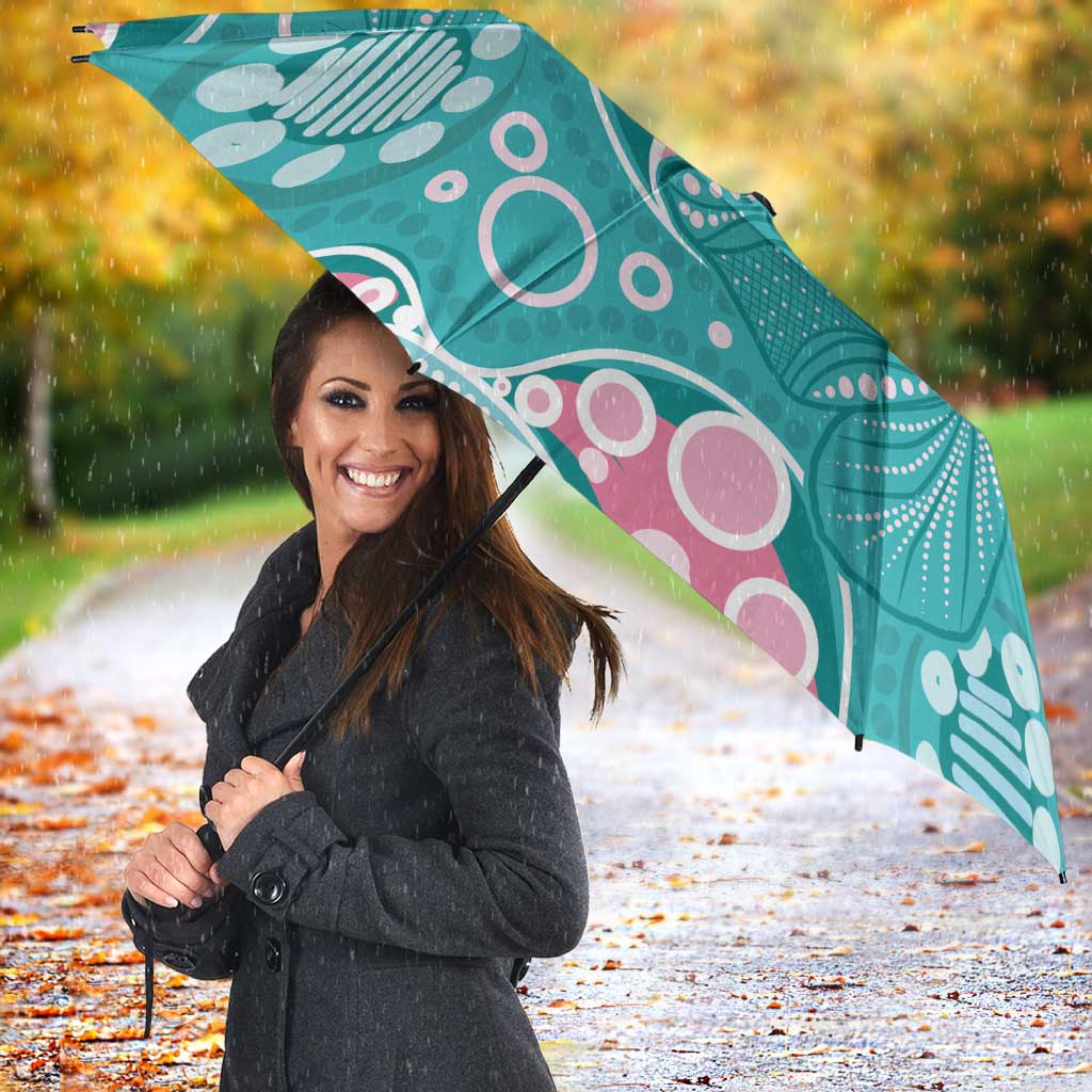 Australia Hereditary Cancer Awareness Umbrella Aboriginal Butterflies - Aussie Hoodie