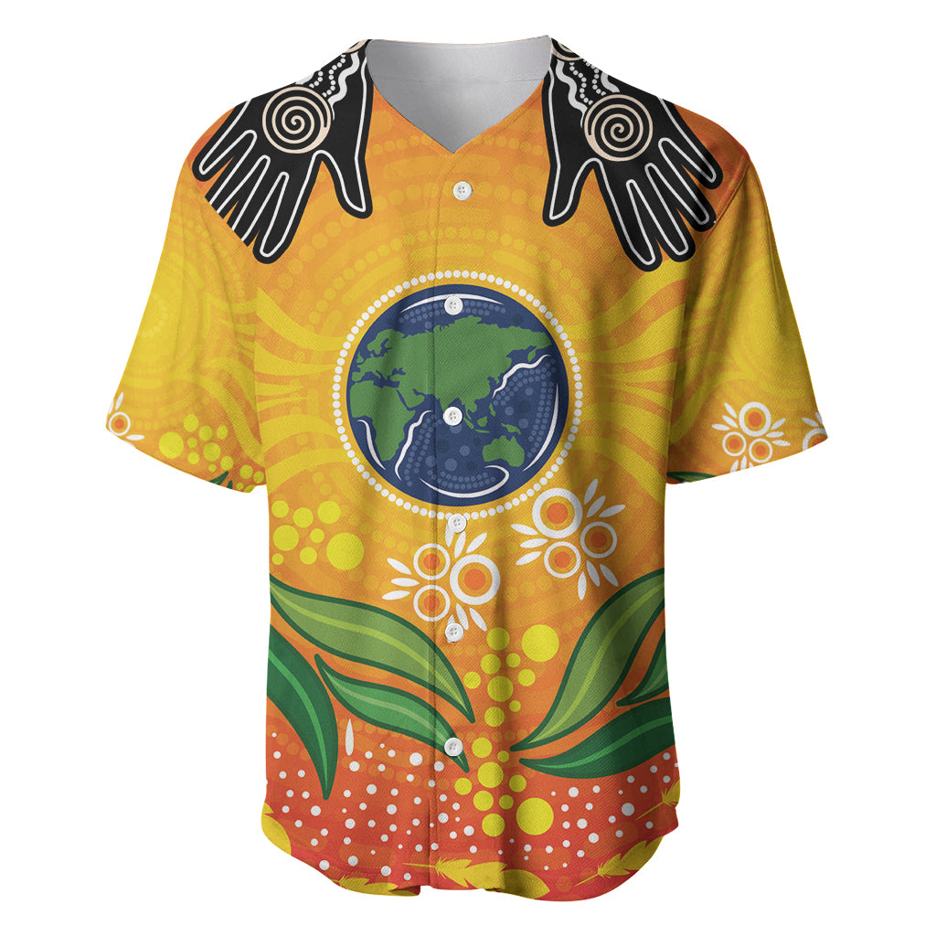 Australia Earth Day Indigenous Baseball Jersey Save The Earth