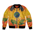 Australia Earth Day Indigenous Bomber Jacket Save The Earth
