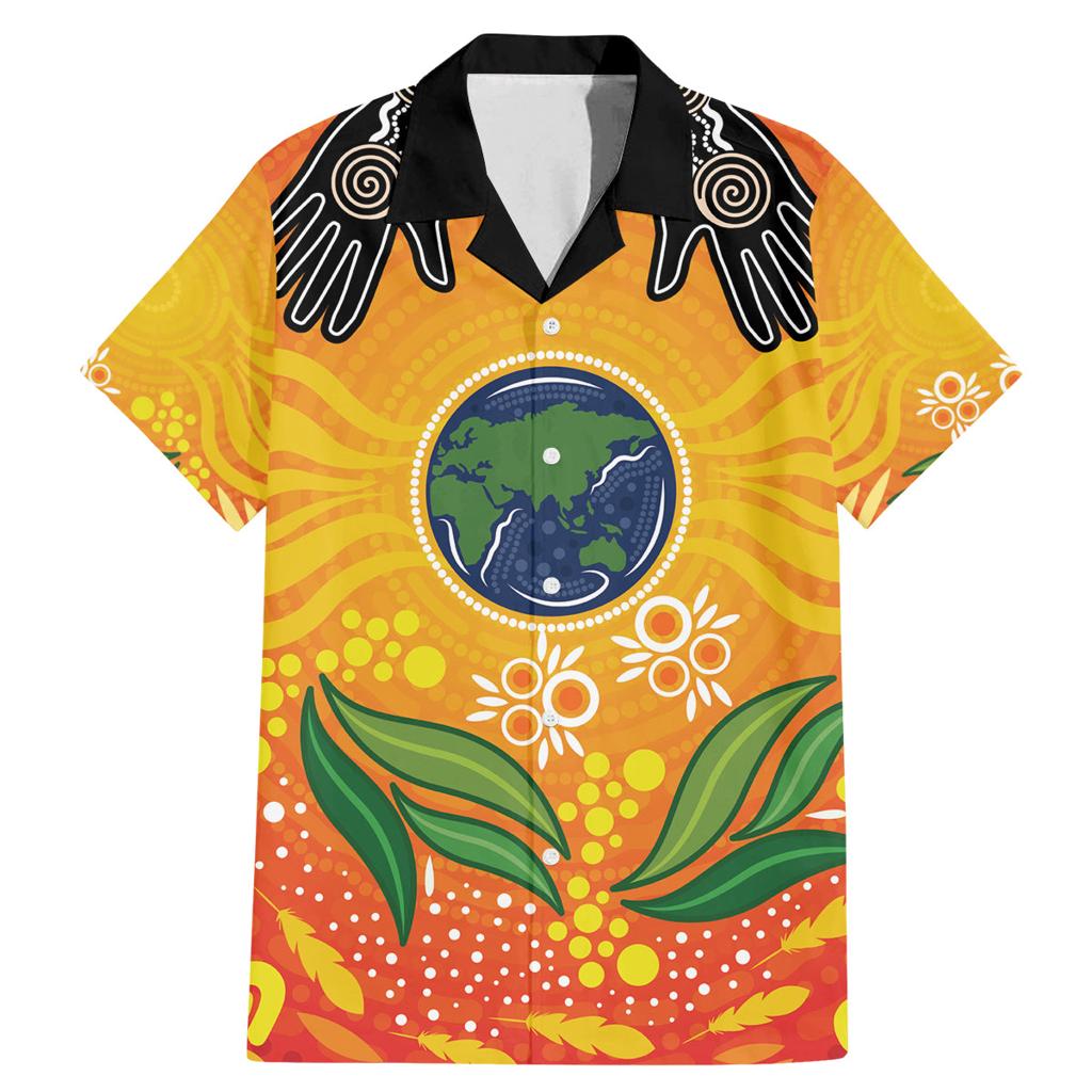 Australia Earth Day Indigenous Family Matching Mermaid Dress and Hawaiian Shirt Save The Earth