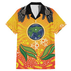 Australia Earth Day Indigenous Family Matching Mermaid Dress and Hawaiian Shirt Save The Earth