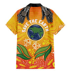 Australia Earth Day Indigenous Family Matching Mermaid Dress and Hawaiian Shirt Save The Earth