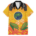Australia Earth Day Indigenous Family Matching Short Sleeve Bodycon Dress and Hawaiian Shirt Save The Earth