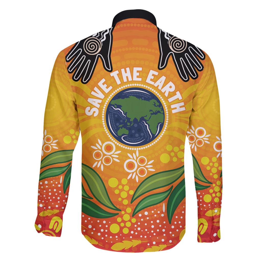 Australia Earth Day Indigenous Family Matching Summer Maxi Dress and Hawaiian Shirt Save The Earth