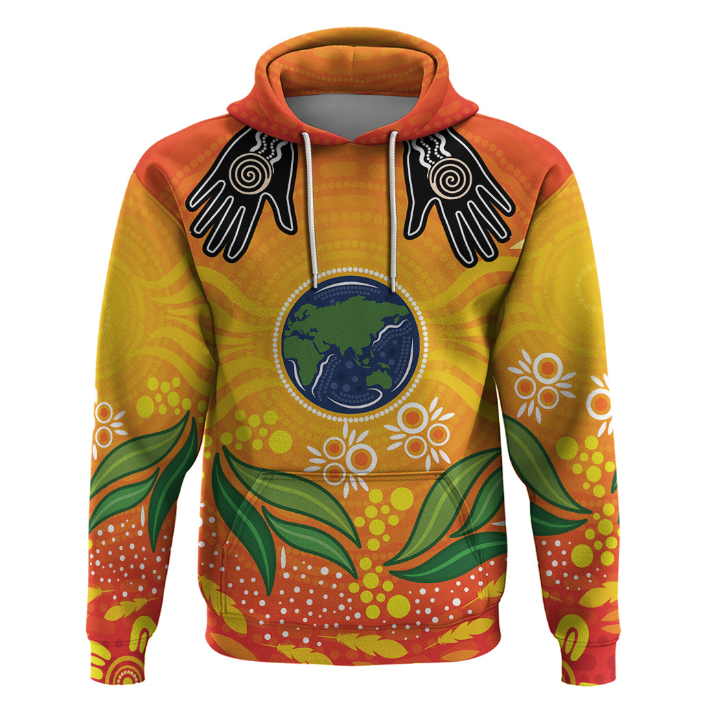 Australia Earth Day Indigenous Hoodie Save The Earth