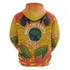 Australia Earth Day Indigenous Hoodie Save The Earth