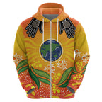 Australia Earth Day Indigenous Hoodie Save The Earth