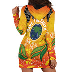 Australia Earth Day Indigenous Hoodie Dress Save The Earth