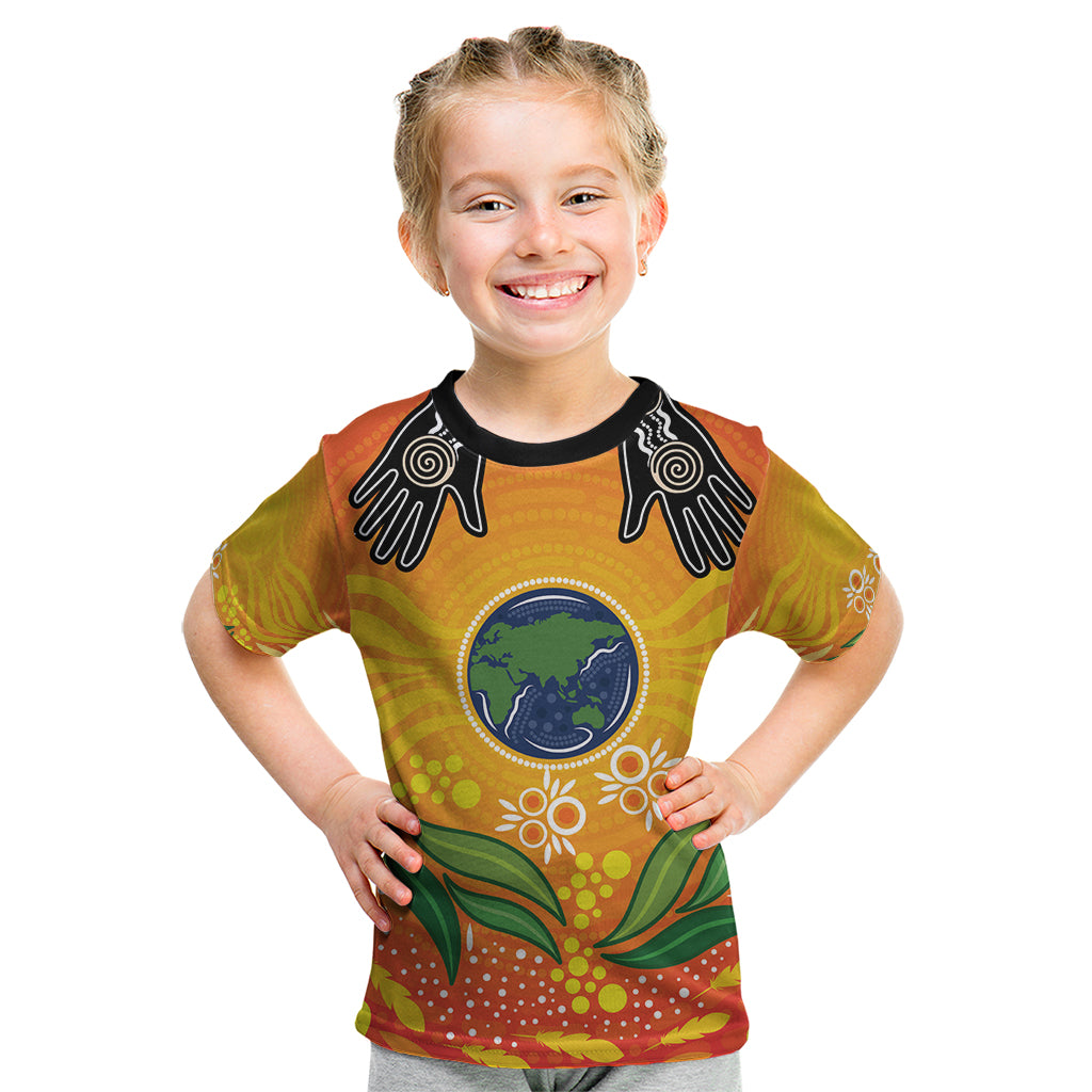 Australia Earth Day Indigenous Kid T Shirt Save The Earth