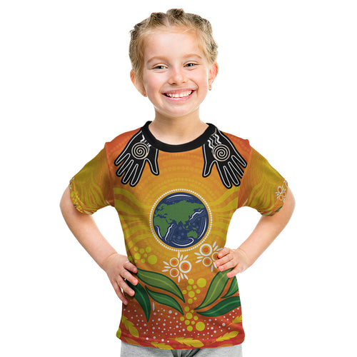 Australia Earth Day Indigenous Kid T Shirt Save The Earth