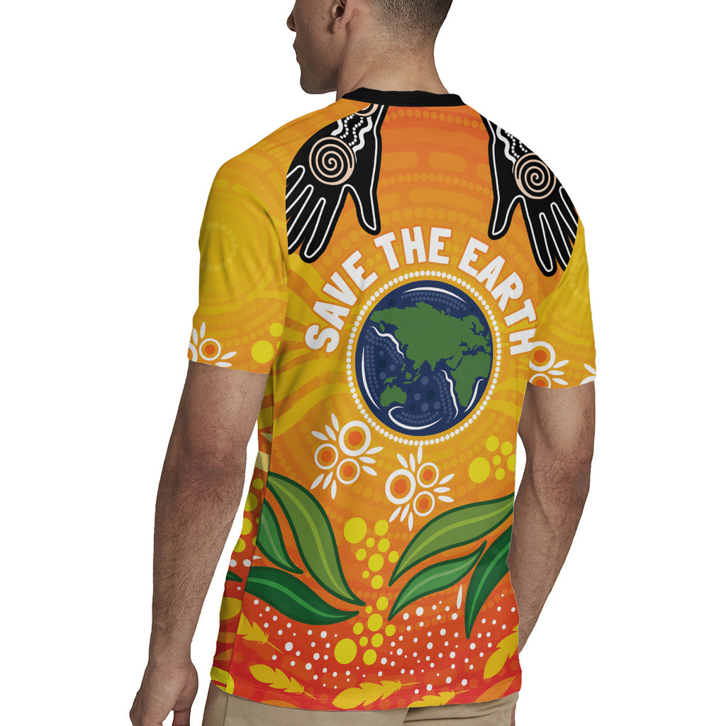 Australia Earth Day Indigenous Rugby Jersey Save The Earth