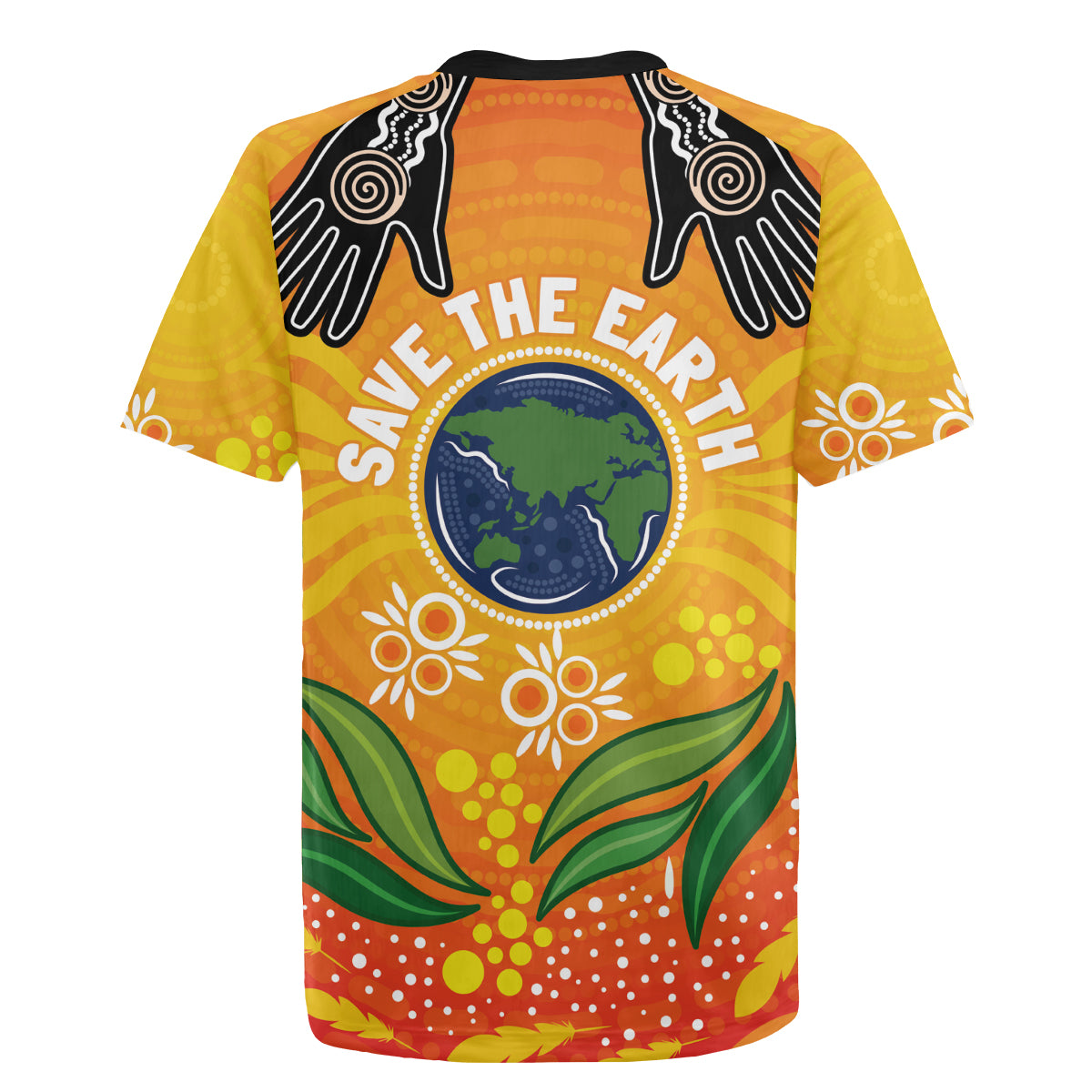 Australia Earth Day Indigenous Rugby Jersey Save The Earth