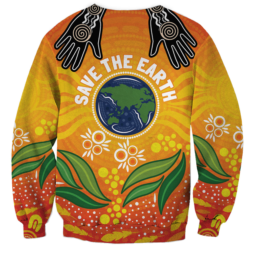 Australia Earth Day Indigenous Sweatshirt Save The Earth