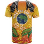Australia Earth Day Indigenous T Shirt Save The Earth