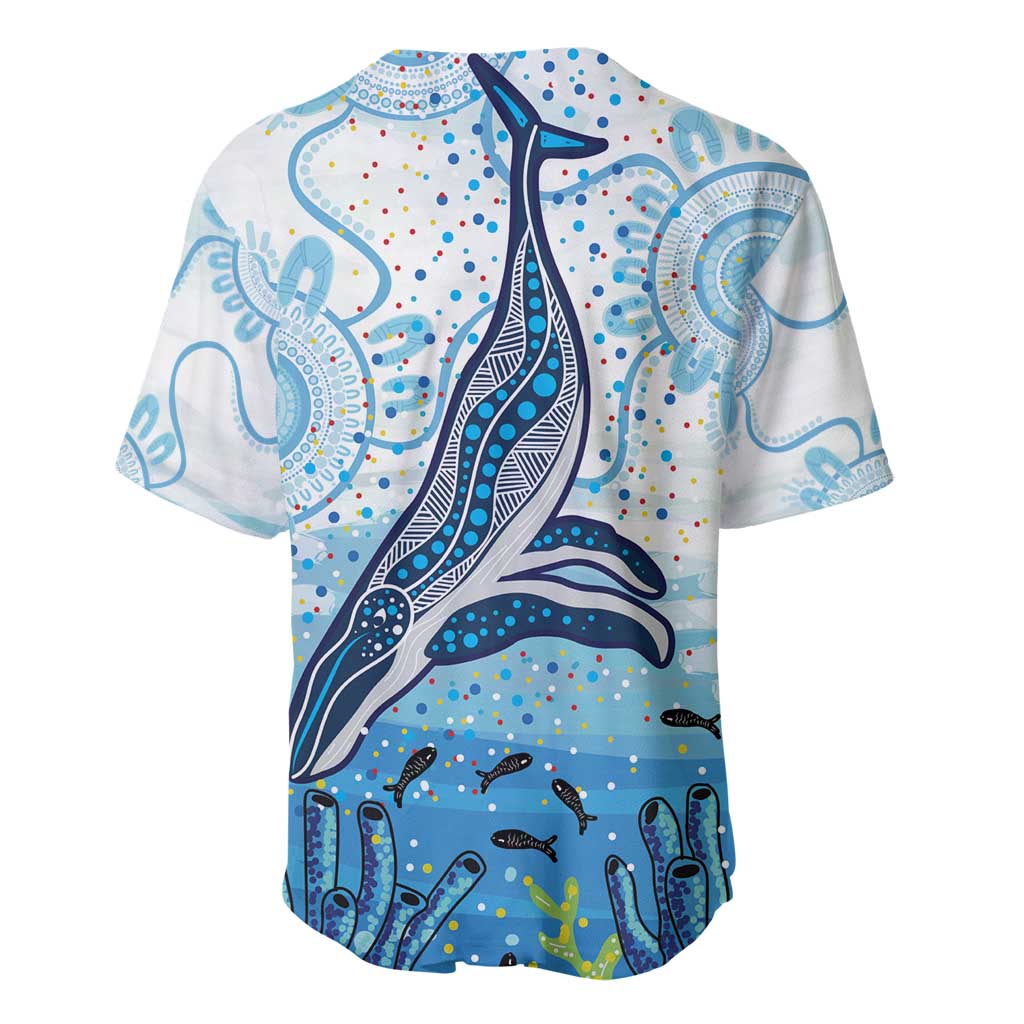 World Ocean Day Australia Aboriginal Baseball Jersey Whale Watching