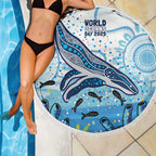 World Ocean Day Australia Aboriginal Beach Blanket Whale Watching