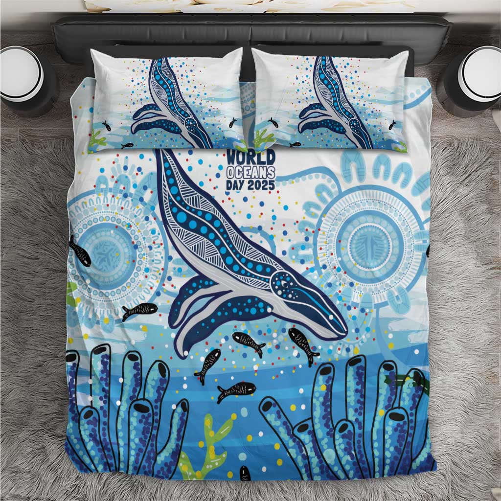 World Ocean Day Australia Aboriginal Bedding Set Whale Watching