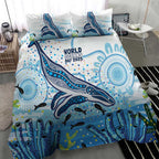 World Ocean Day Australia Aboriginal Bedding Set Whale Watching