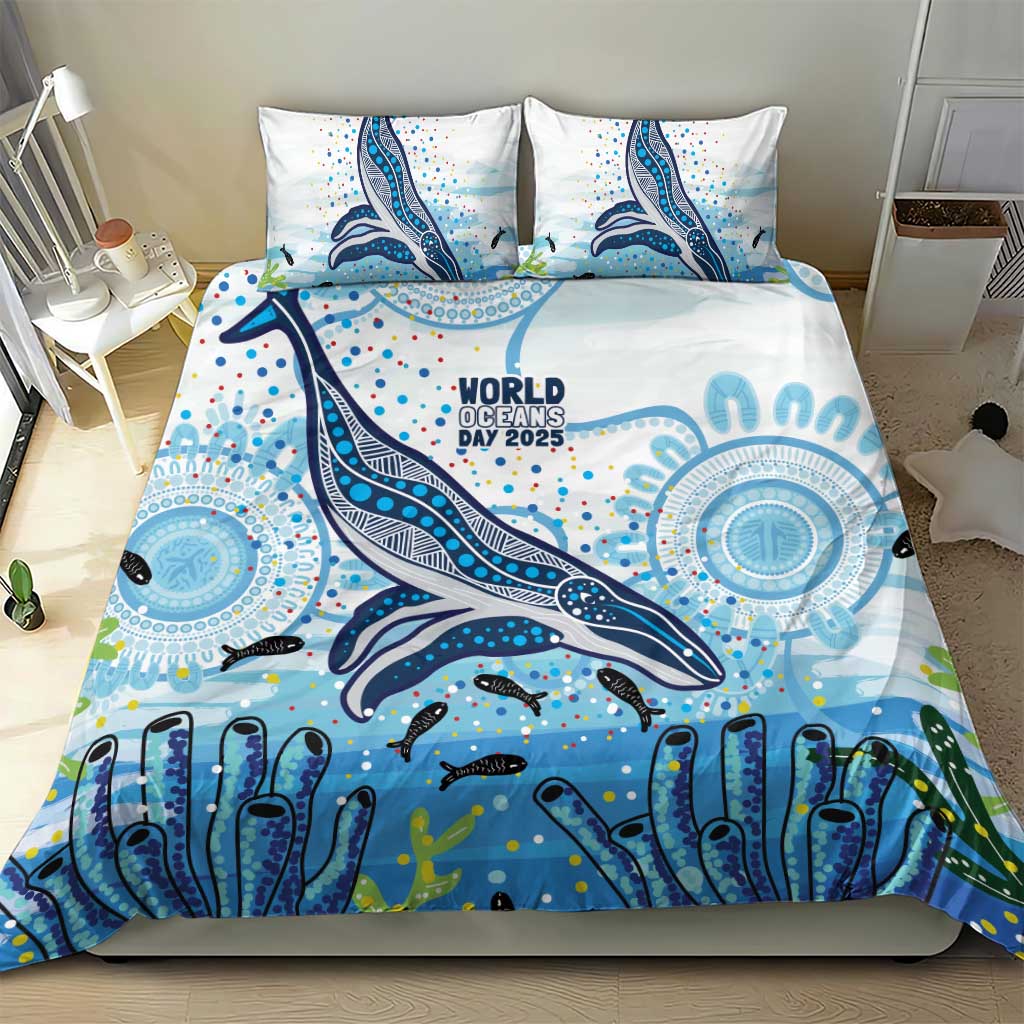 World Ocean Day Australia Aboriginal Bedding Set Whale Watching