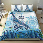 World Ocean Day Australia Aboriginal Bedding Set Whale Watching