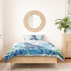 World Ocean Day Australia Aboriginal Bedding Set Whale Watching