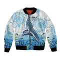 World Ocean Day Australia Aboriginal Bomber Jacket Whale Watching