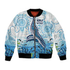 World Ocean Day Australia Aboriginal Bomber Jacket Whale Watching