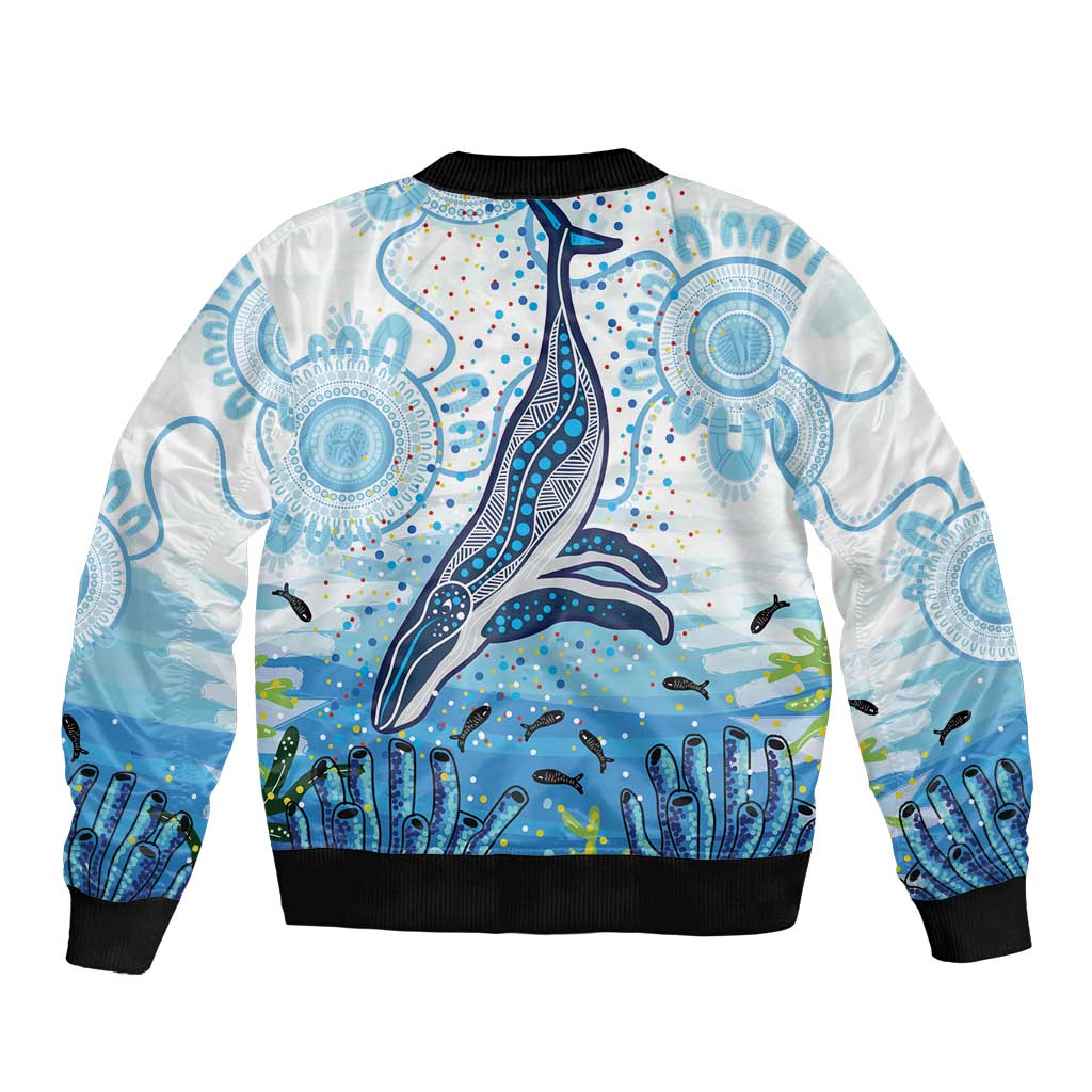 World Ocean Day Australia Aboriginal Bomber Jacket Whale Watching