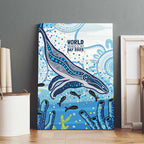 World Ocean Day Australia Aboriginal Canvas Wall Art Whale Watching