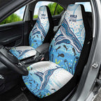 World Ocean Day Australia Aboriginal Car Seat Cover Whale Watching